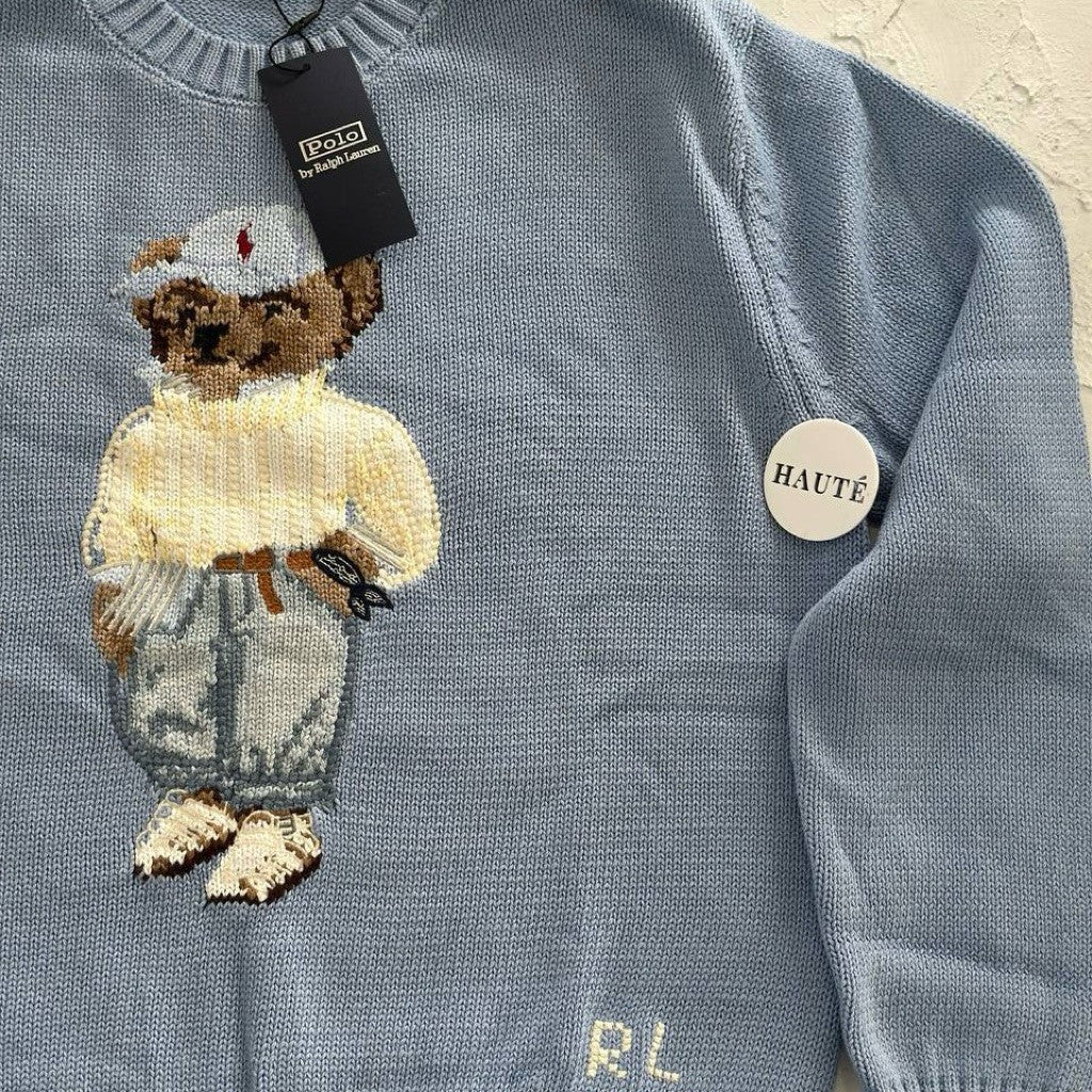 Polo Ralph Lauren Iconic Bear Wool Sweater | Knitwear Oversized Fit Women / Wanita - Ready Stock