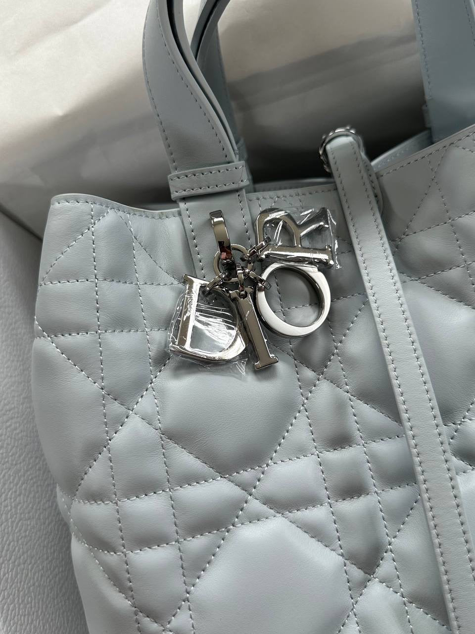 Prive - Dior Toujours Women Handbag | Real Cannage Calfskin Leather