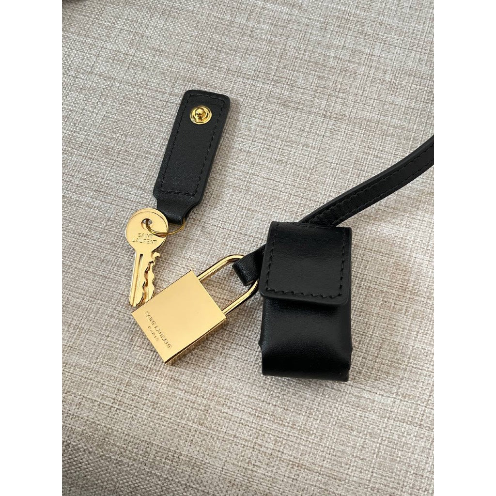YSL Handbag Sac De Jour Nano in Genuine Leather