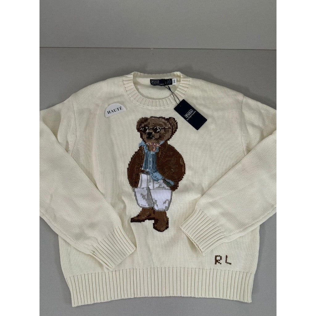 Polo Ralph Lauren Iconic Bear Wool Sweater | Knitwear Oversized Fit Women / Wanita - Ready Stock