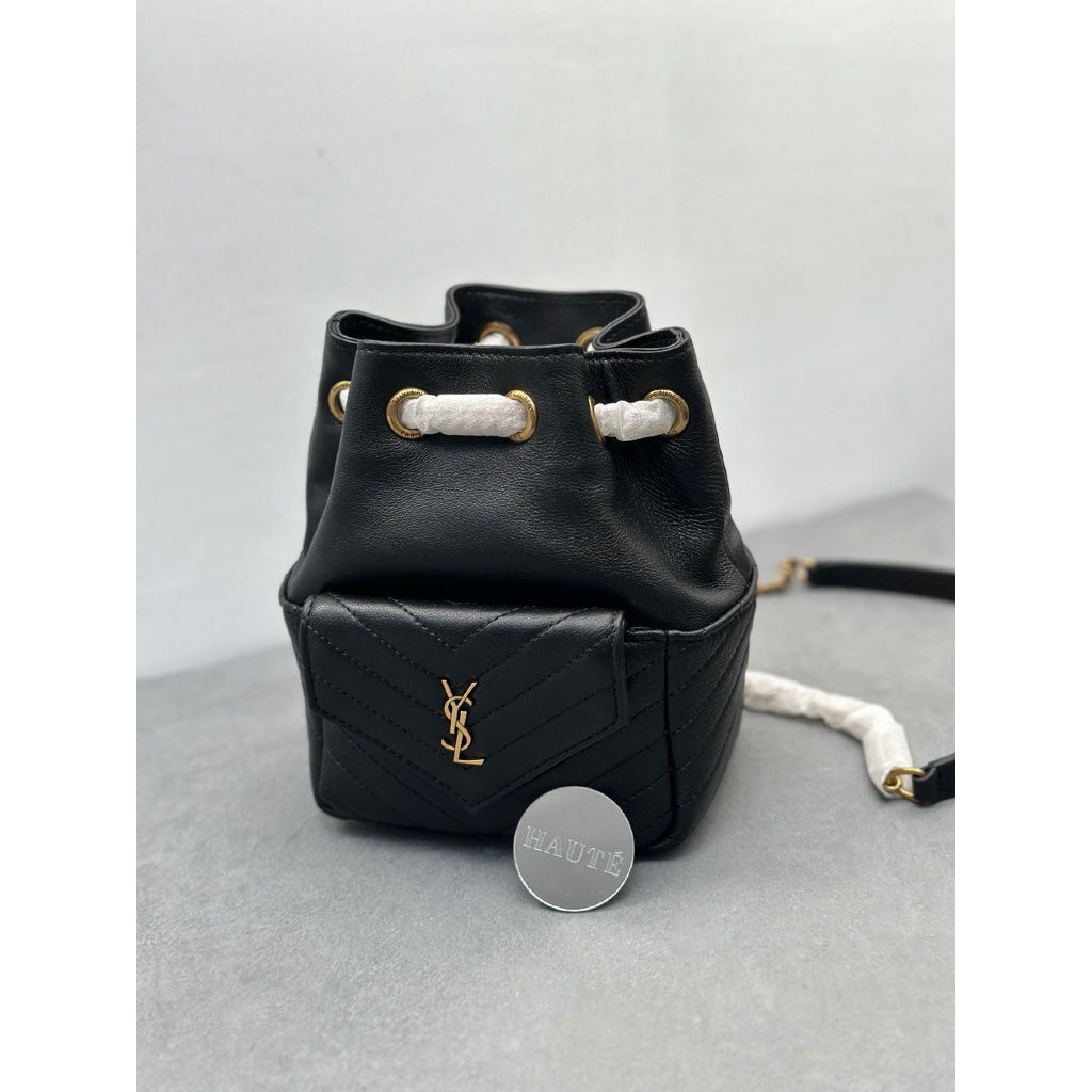YSL Bucket Bag Mini Joe with Long Chain Strap