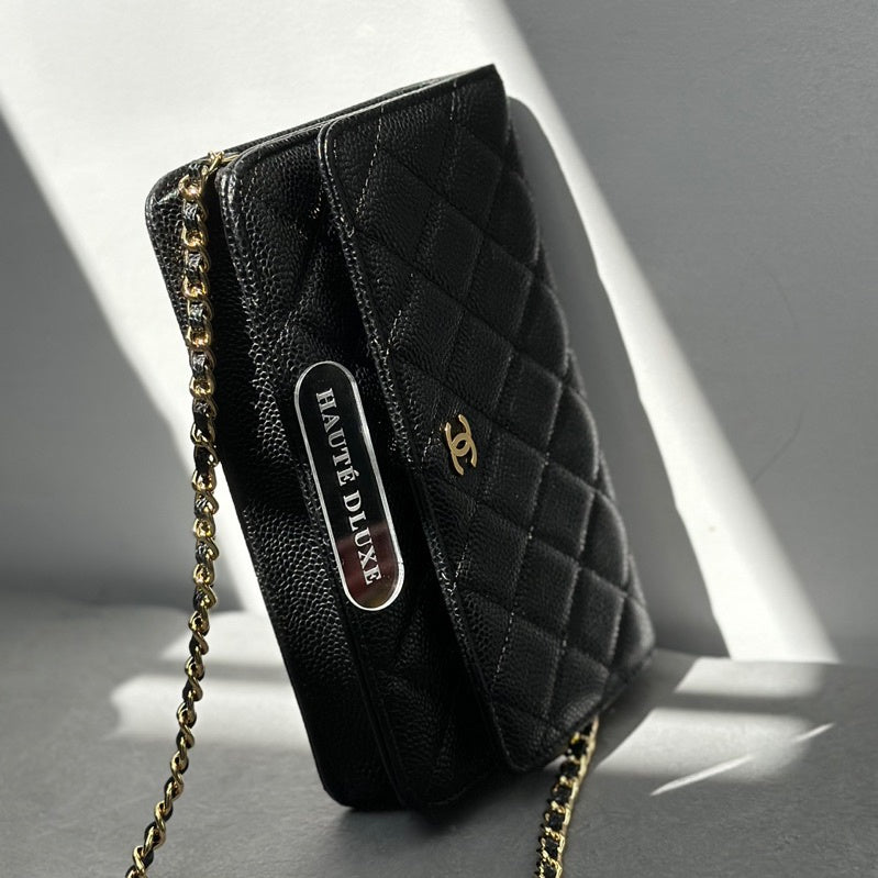 Chanel Classic Wallet on Chain in Caviar Leather