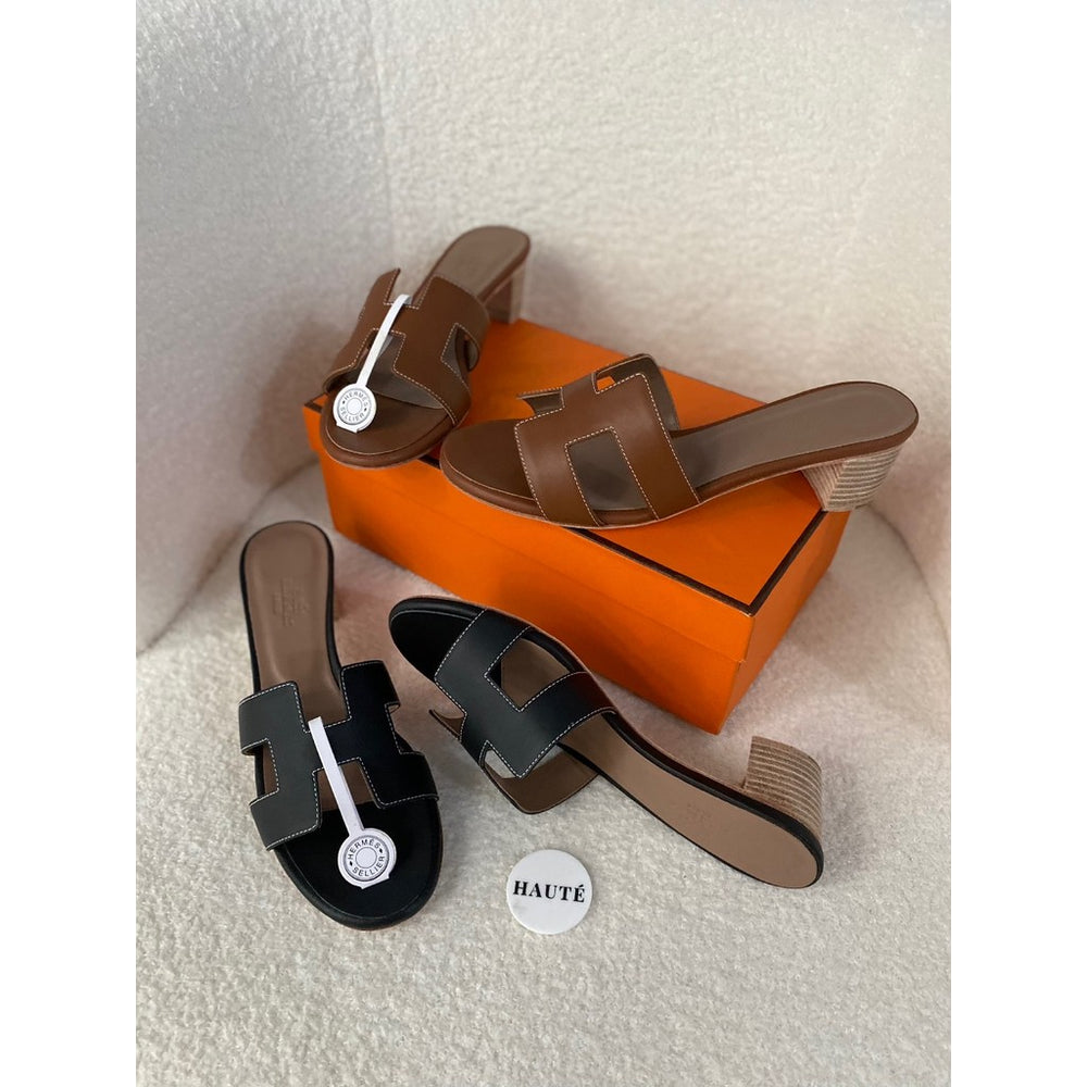 Hermes Oasis Sandal Real Leather | Ready Stock Box Dustbag Included
