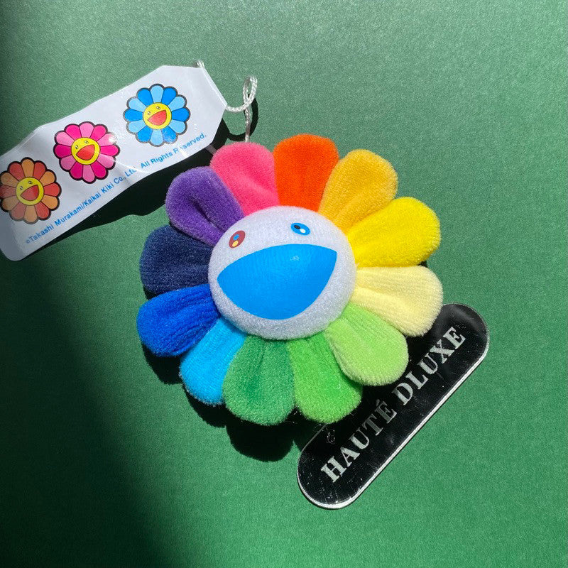 Murakami Flower Plush Keychain
