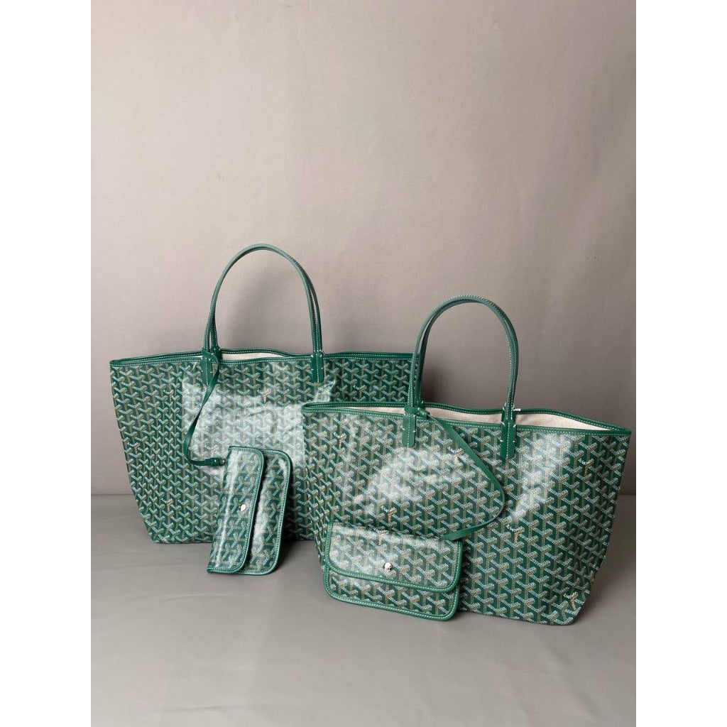 Goyard Saint Louis Tote Bag Canvas Size PM / GM | Ready Stock Black Tan