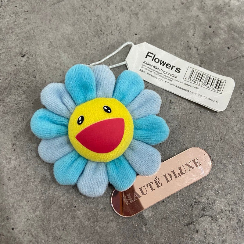 Murakami Flower Plush Keychain