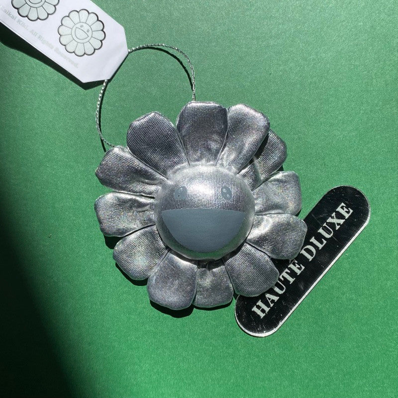 Murakami Flower Plush Keychain