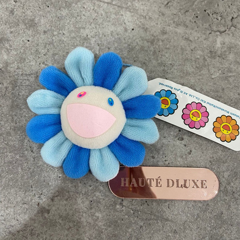 Murakami Flower Plush Keychain