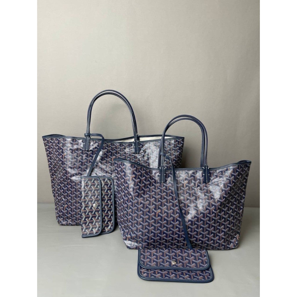 Goyard Saint Louis Tote Bag Canvas Size PM / GM | Ready Stock Black Tan
