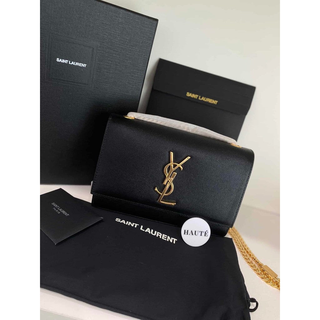 YSL Kate Small Shoulder Bag in Grain Leather