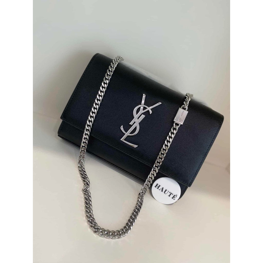 YSL Kate Small Shoulder Bag in Grain Leather