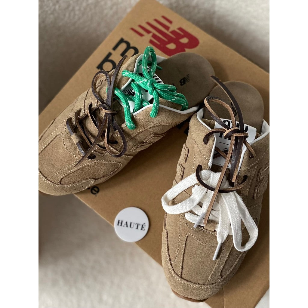Miu Miu x NB 530 Mules Deco Calf Suede Slip On