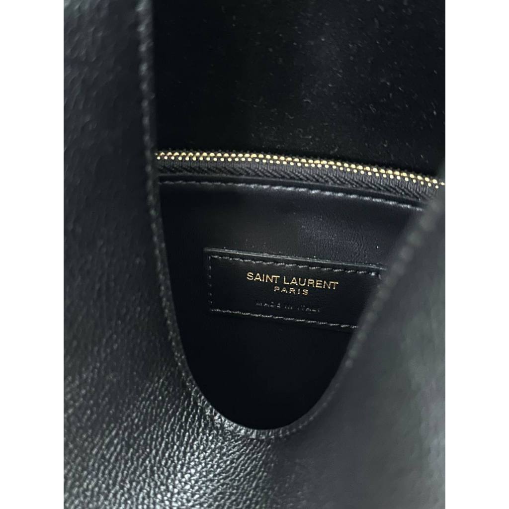 YSL Le 5 Supple Small Large in Grained Leather