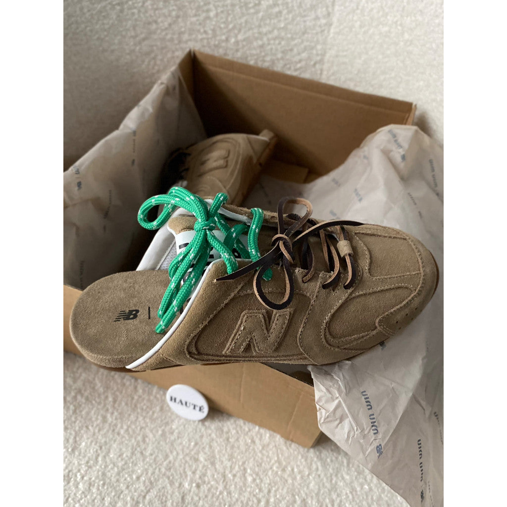 Miu Miu x NB 530 Mules Deco Calf Suede Slip On
