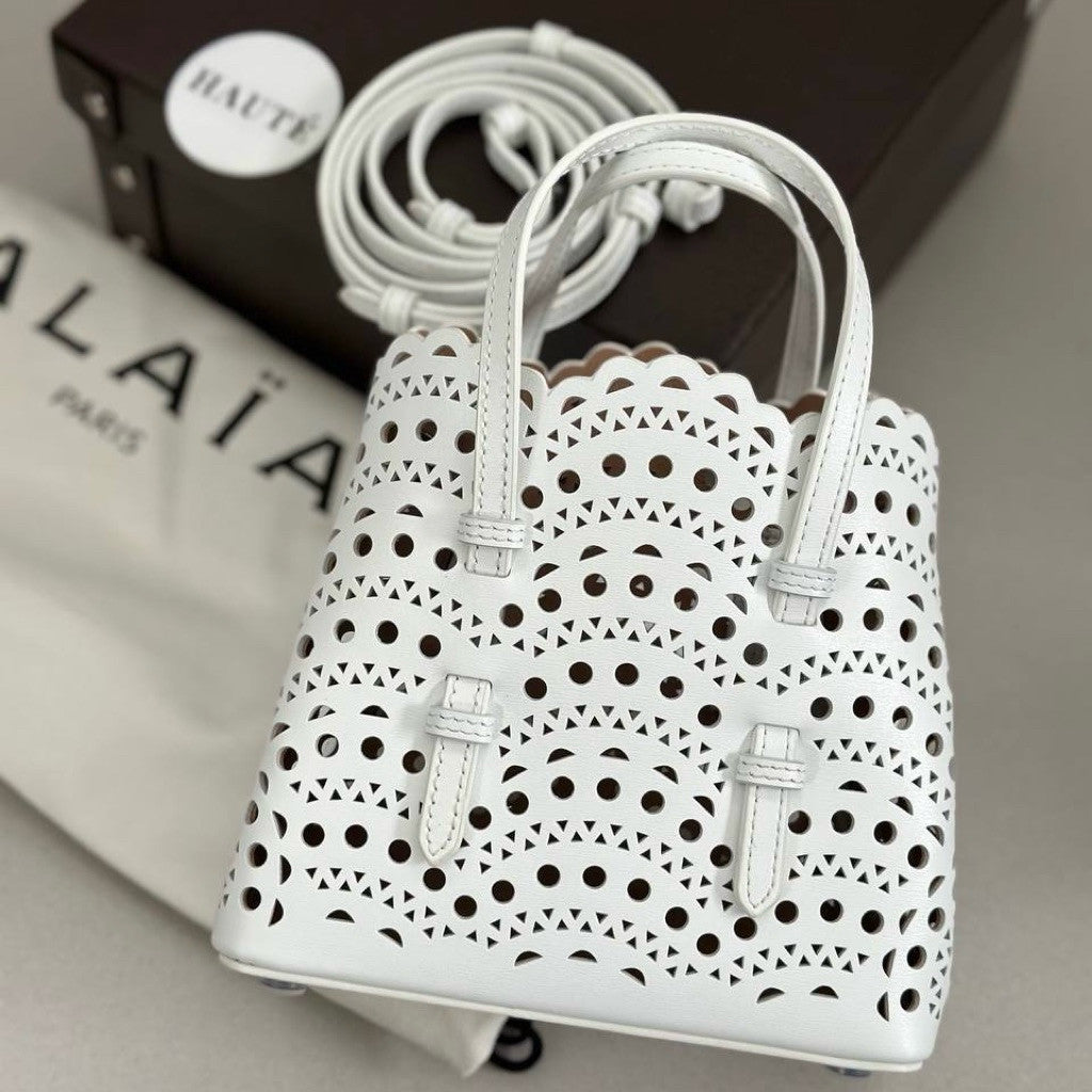 Alaia Mina Tote Bag | Women Top Handle Bag
