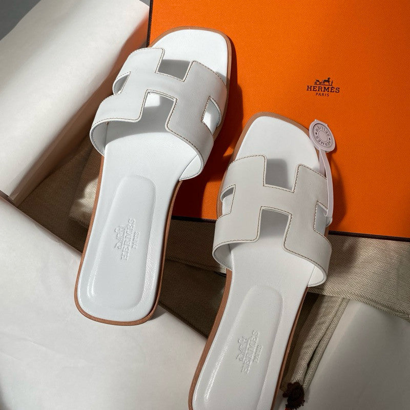 Hermes Oran Sandal Genuine Leather | Box Dustbag Included